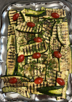 Vorspeise - Gegrillte Zucchini